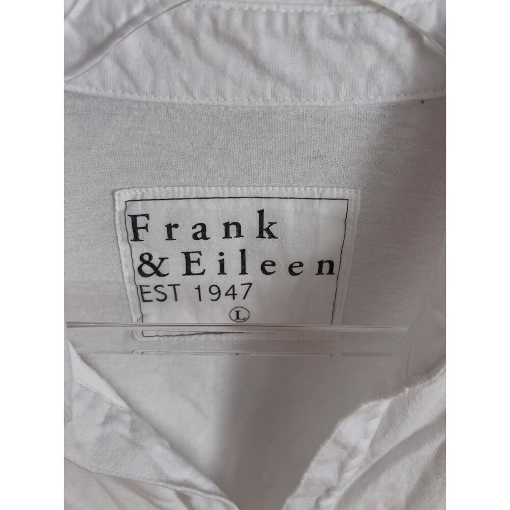 B51 Frank & Eileen Patrick Popover Henley Top Womens Large Coastal Elevated - Picture 8 of 8